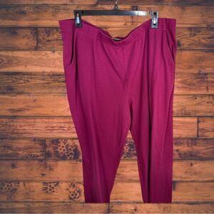 $4 if bundled! Fuchsia White Stag Elastic Waist Pants XXL (20)